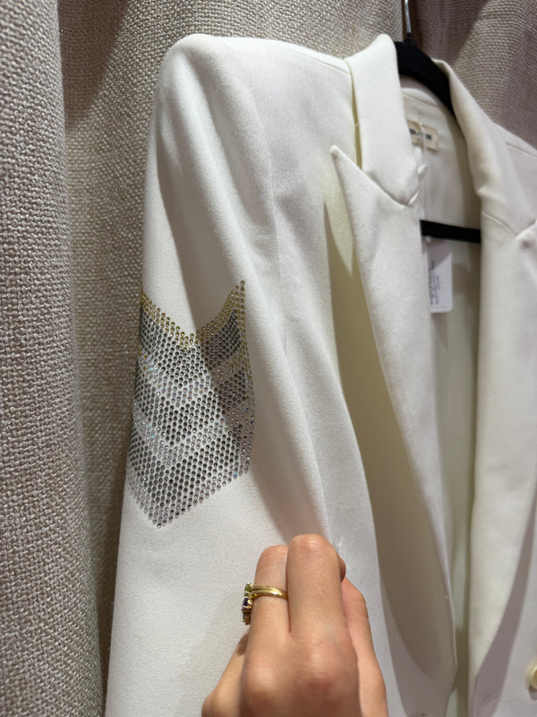 Blazer à strass Blanc Zadig & Voltaire T.38 03/09