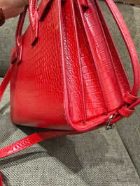 Sac de jour rouge Saint Laurent 09/09
