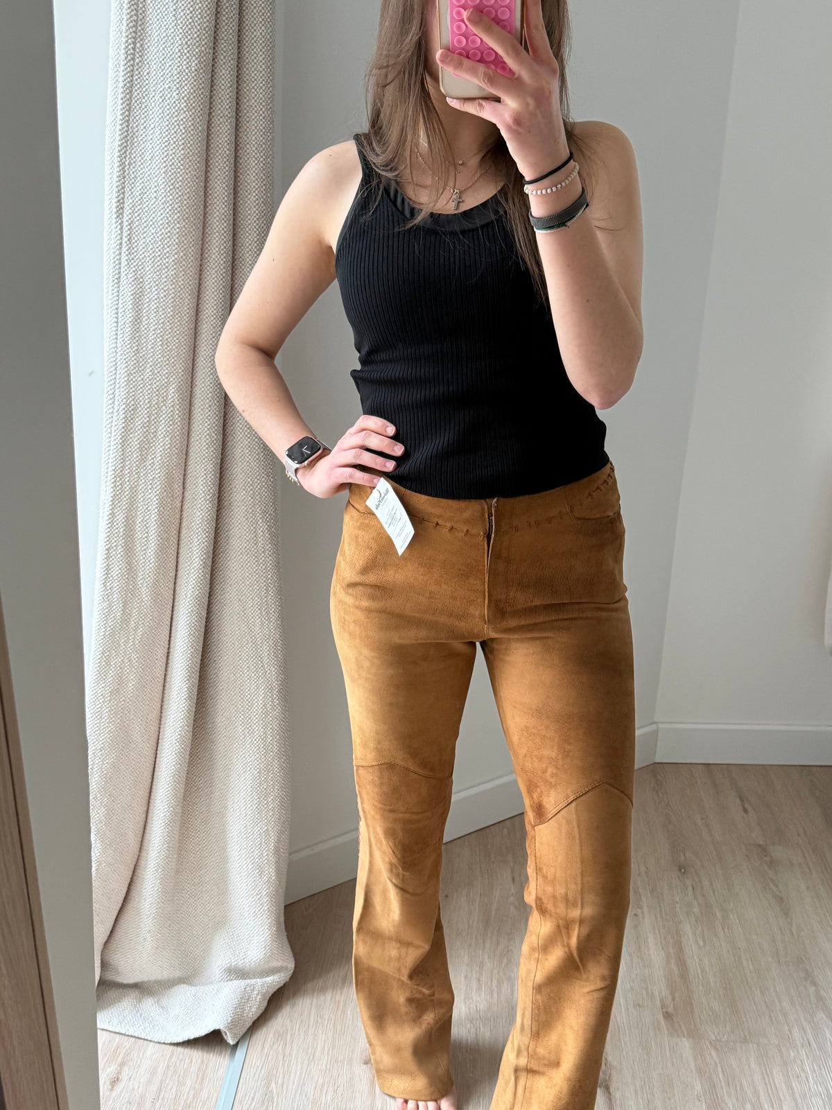 Pantalon Sylvie Schimmel marron T.36/38