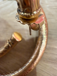 Boucles d’oreilles dorées Gas