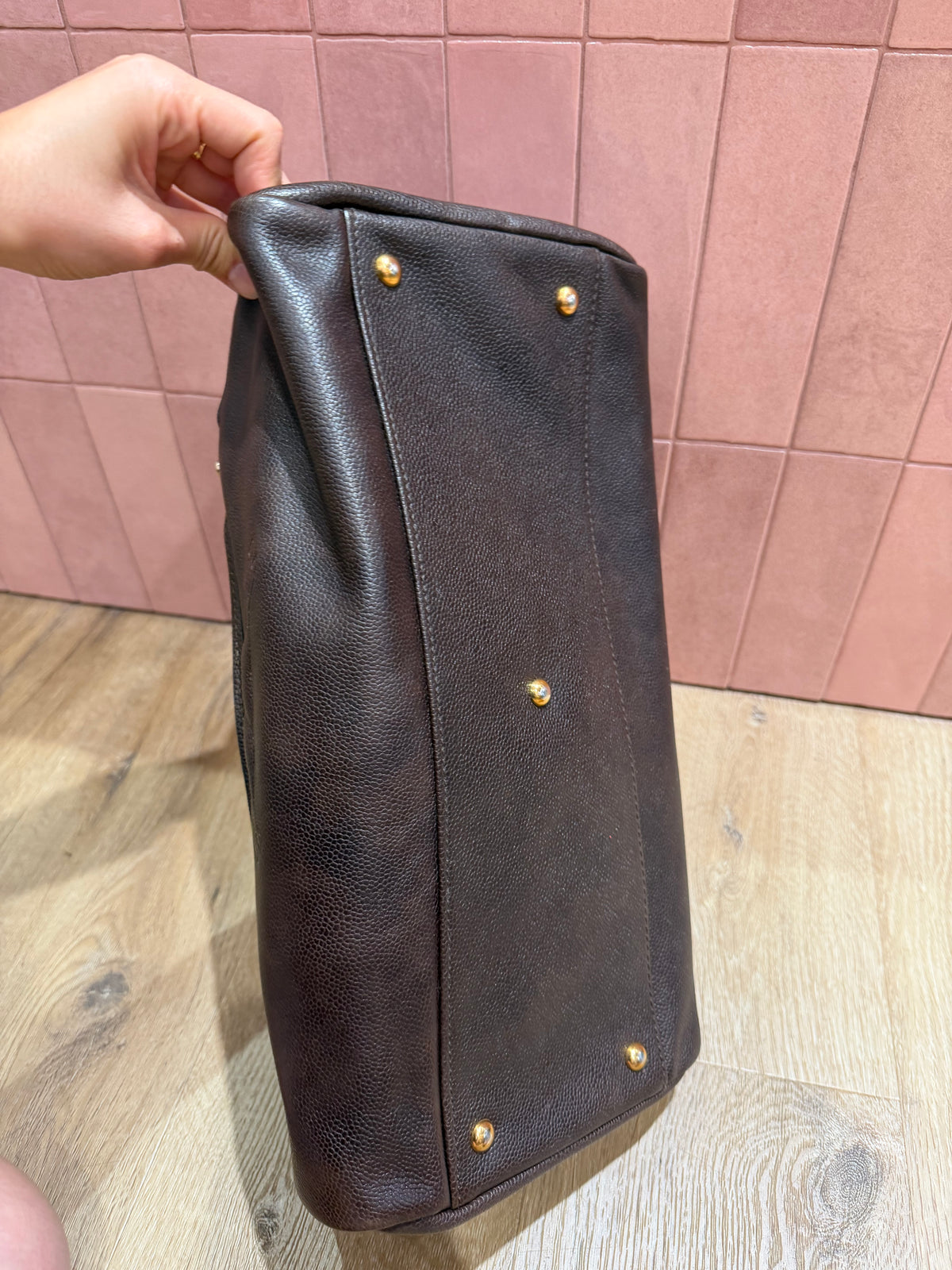 Sac marron Longchamp Gasby 03-10