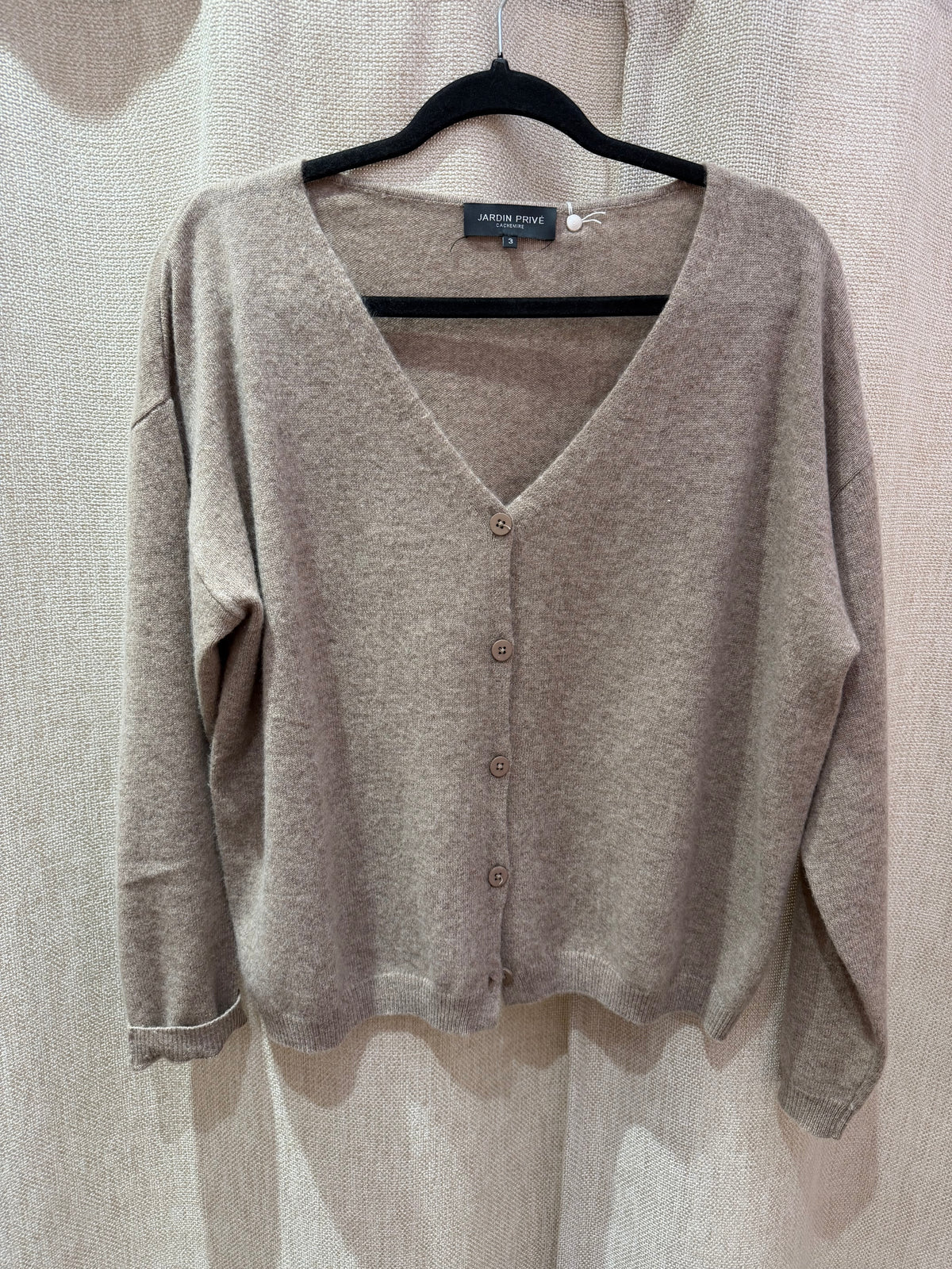 Gilet taupe - Jardin Privé - T.L 10/09