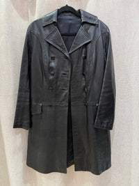 Veste longue cuir T38