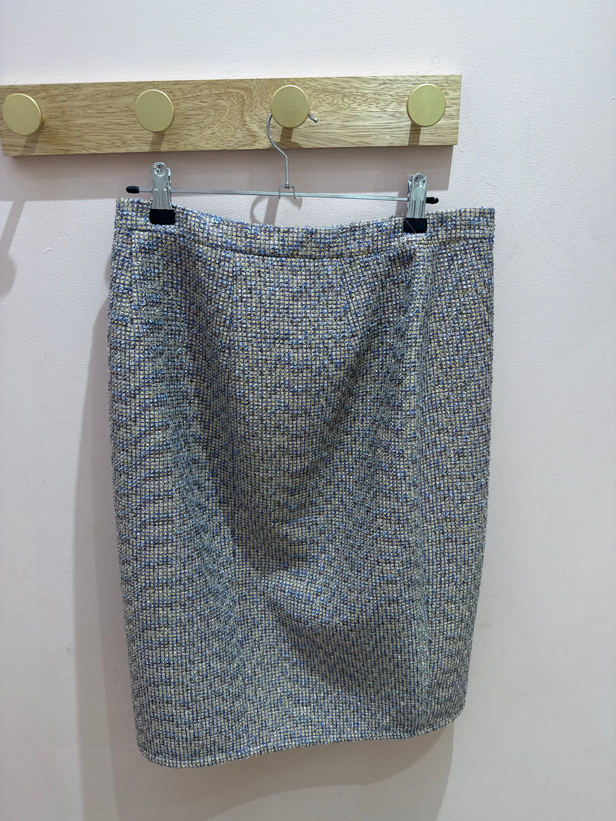 J.Crew Jupe longue rose et doré T.38/40