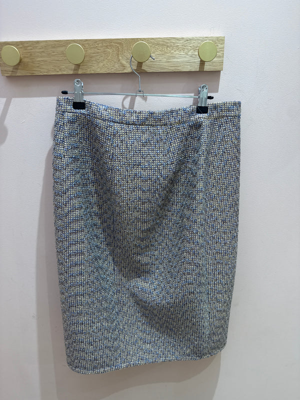 J.Crew Jupe longue rose et doré T.38/40