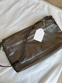 Sac en cuir argenté Longchamp 16/08