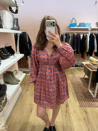 Robe rose et beige Sézane T.36 01/09
