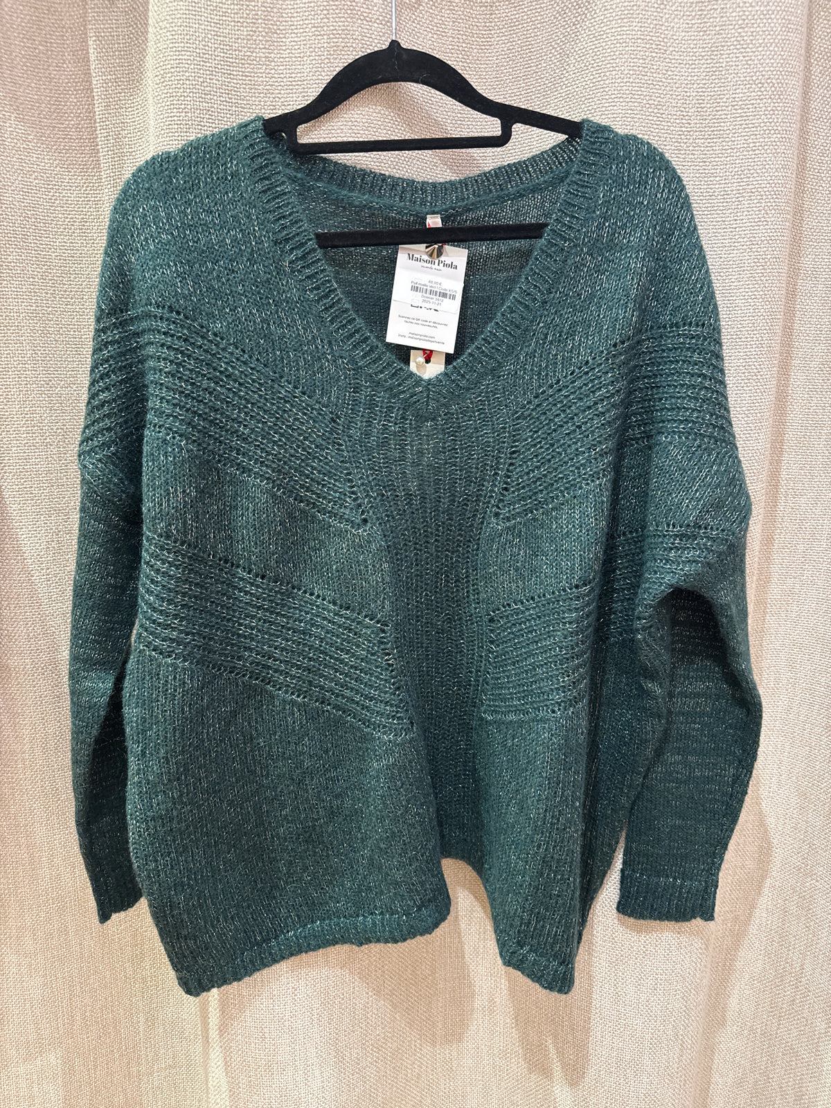 Pull maille Vert I.Code XS/S