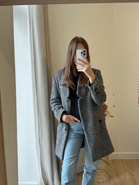 Manteau mango gris T.XS - S