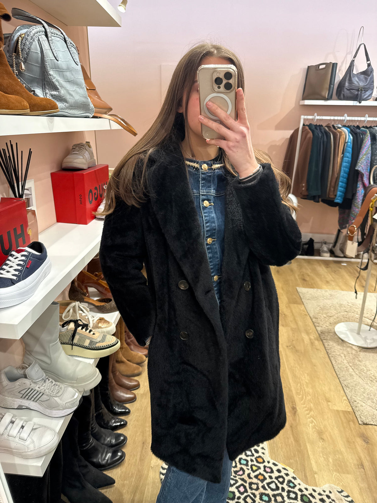 Manteau bleu marine Max Mara T.36