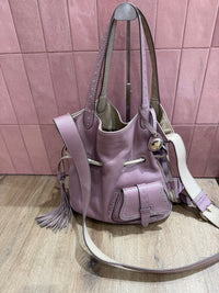 Sac lancel violet en cuir premier flirt 10/06