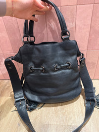 Sac lancel noir en cuir