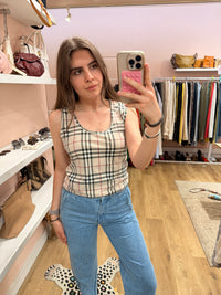 Débardeur Burberry beige T.40 01/07
