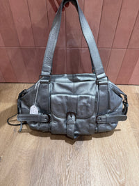 Sac maison123 cuir argenté