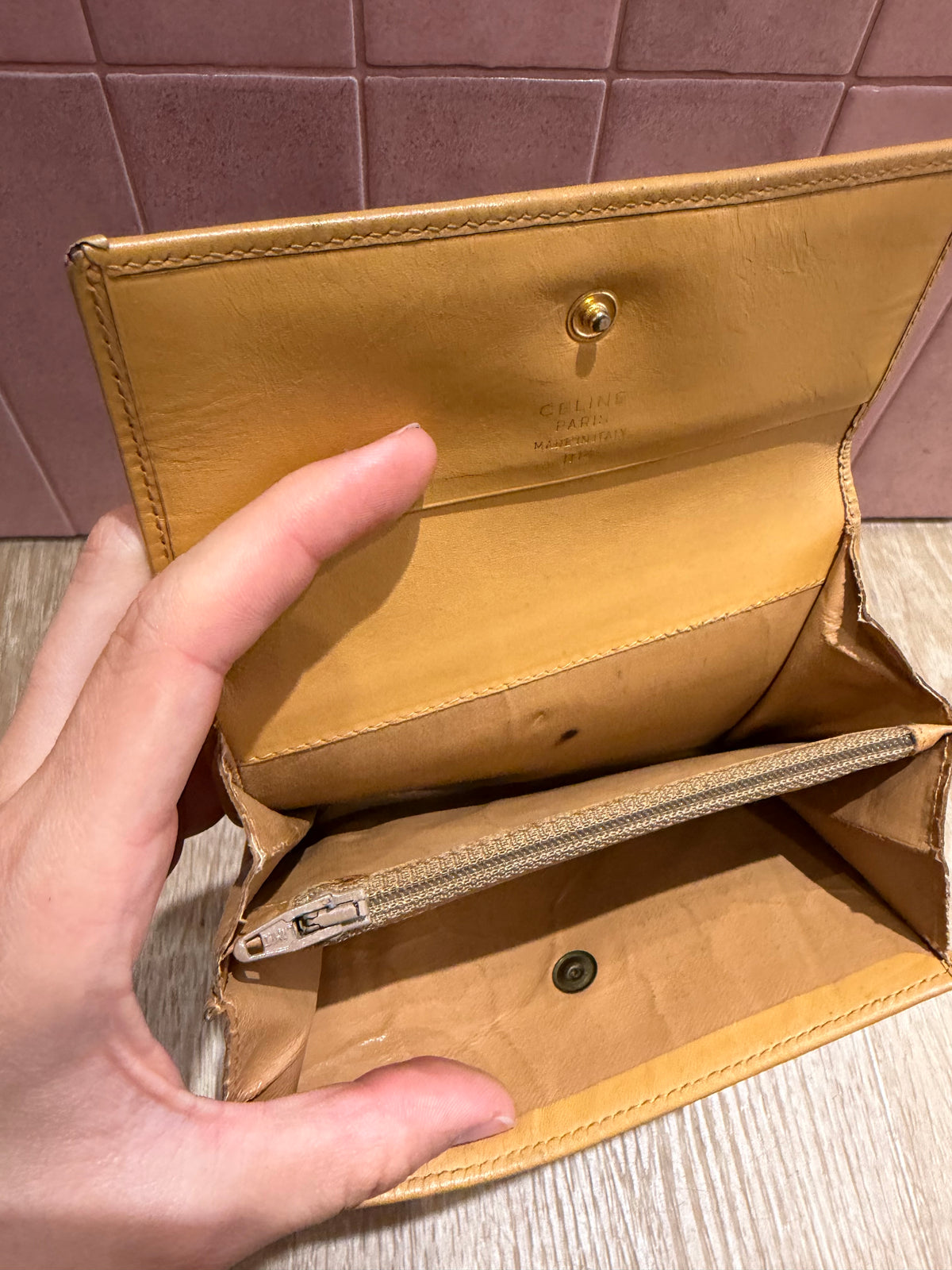 Porte-feuille Céline monogramme 08/08