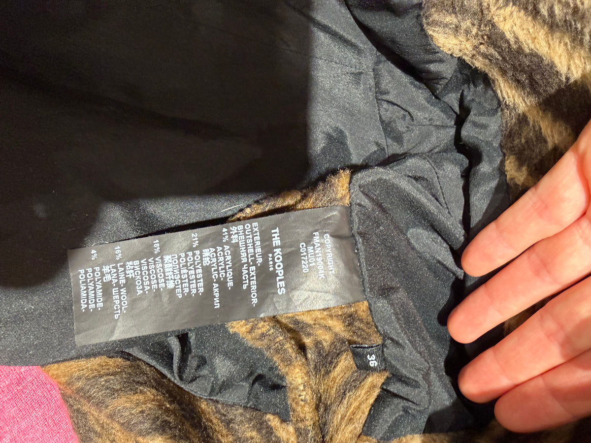 Manteau the kooples laine T.36 18/08