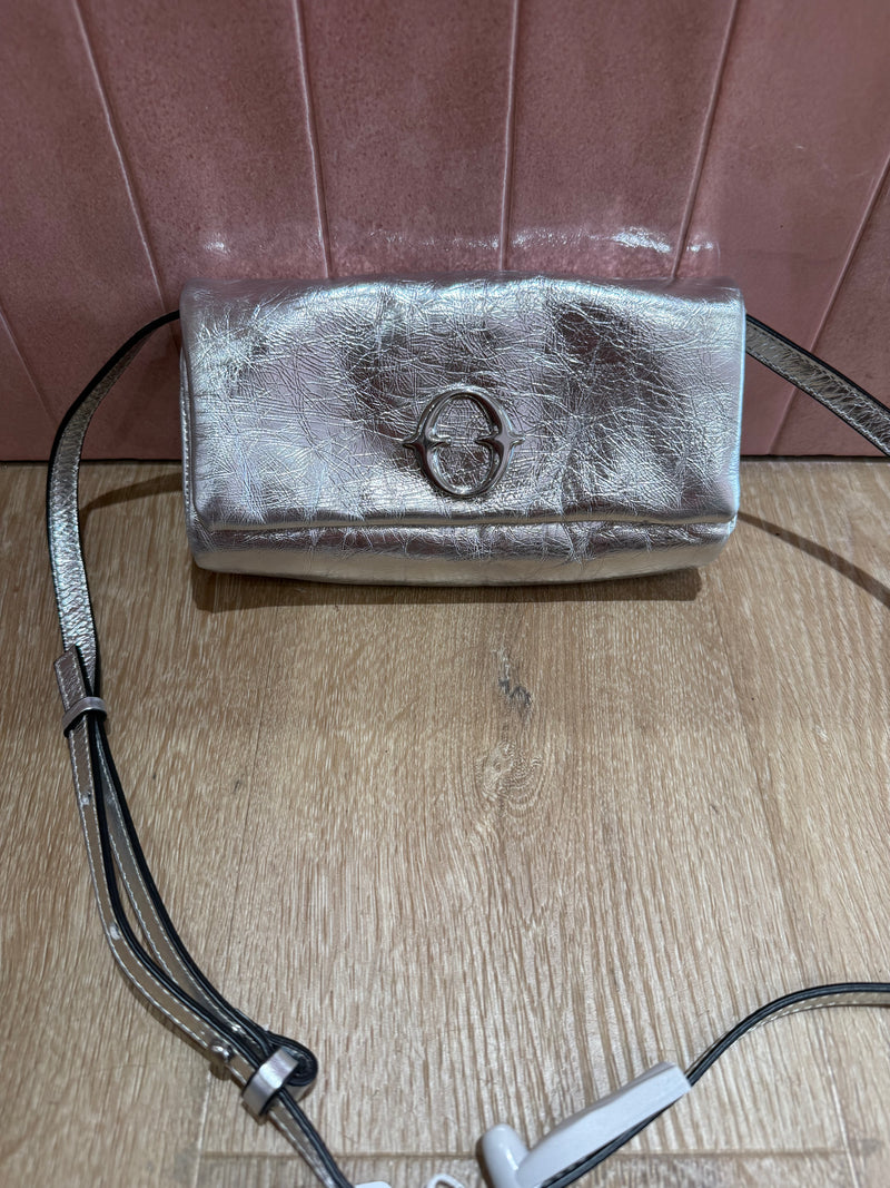 Sac cuir argenté Ottod'Ame 03/09