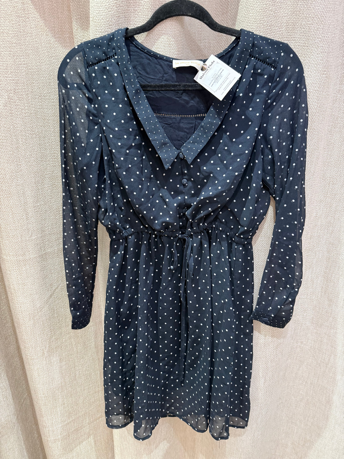 Robe Bleu à points La Petite Étoile T.S