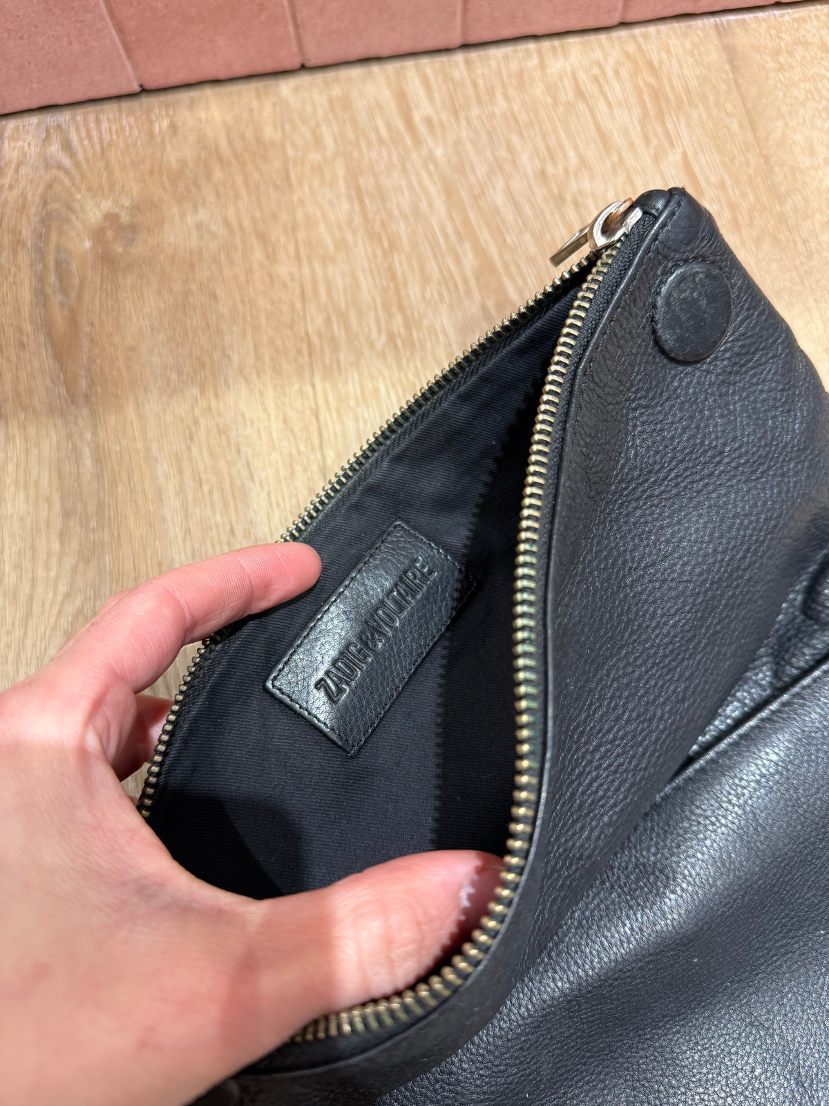Pochette/ sac en cuir Noir Zadig & Voltaire T.TU