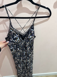 Robe nuisette IKKS Kaki et violet T.38/40
