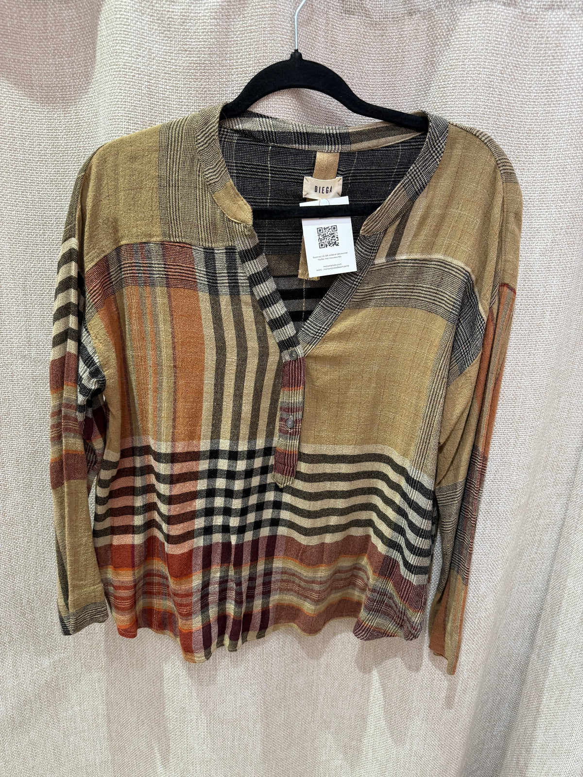 Top Diega Beige T.S
