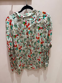Blouse Banditas beige verte rouge T.U