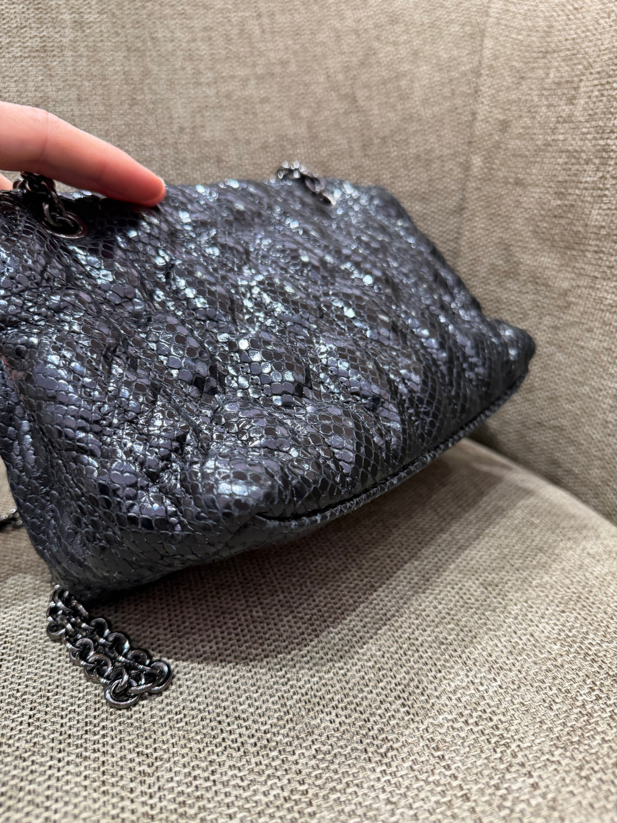 Sac noir en cuir  Longchamp 20/09