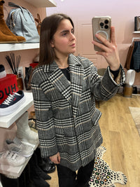 Manteau beige & gris carreaux Best Mountain T.L