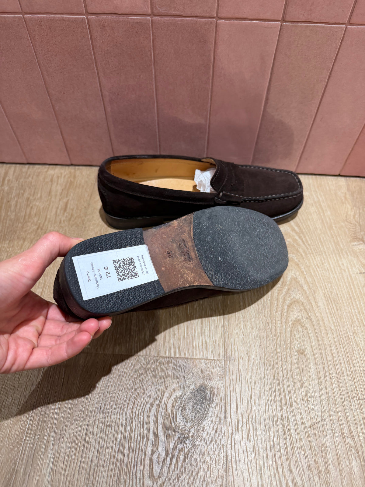 Mocassins marron Tremp T.38 24/10