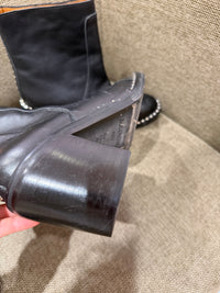 Zadig & Voltaire - Bottines noires à talons - T.37 01/09