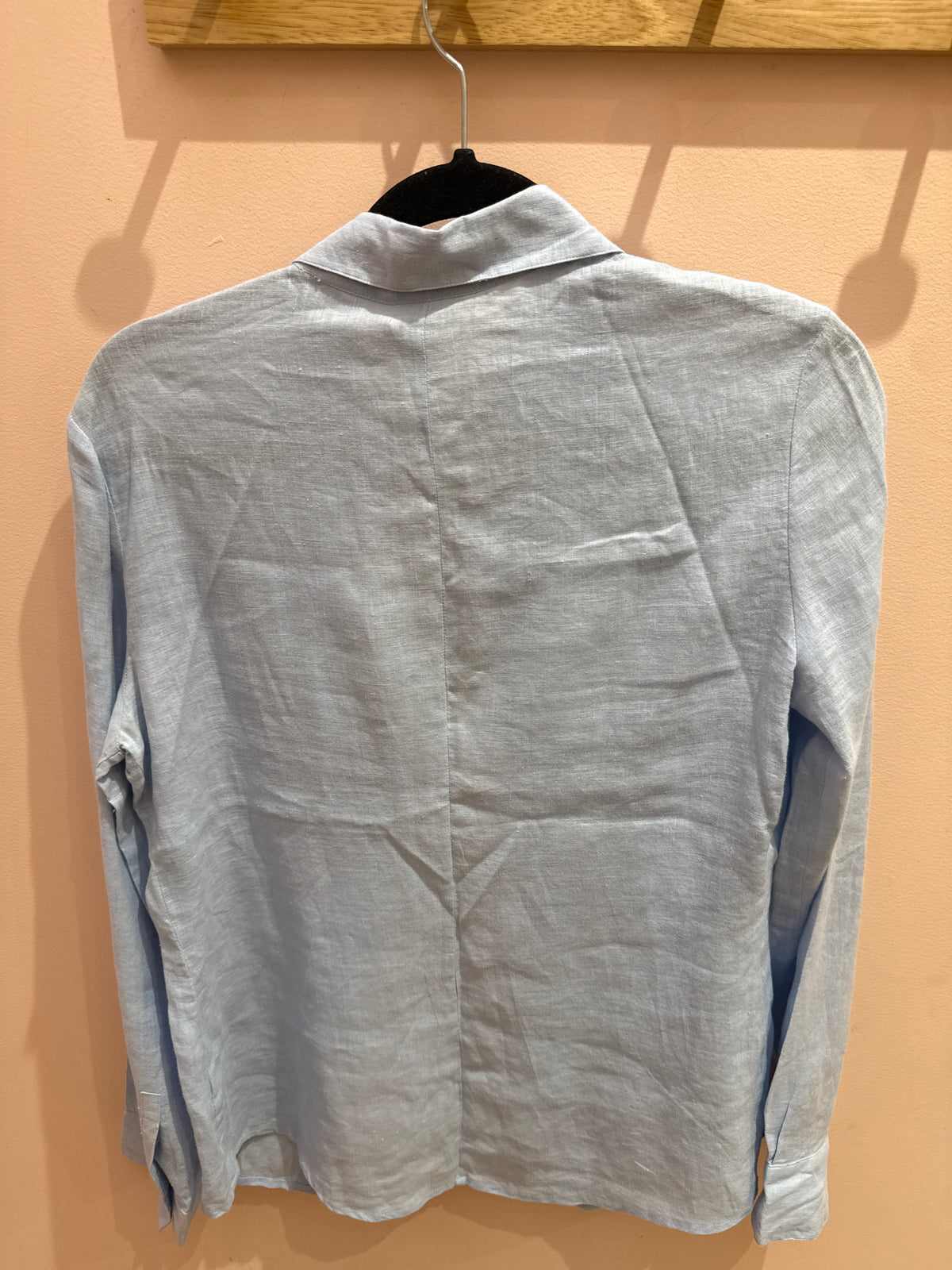 Chemise bleu en lin zara T.L