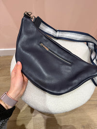 Bleu marine - Banane cuir bleu marine - T.TU