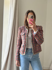 Veste noir et bleu tweed See U Soon T.S