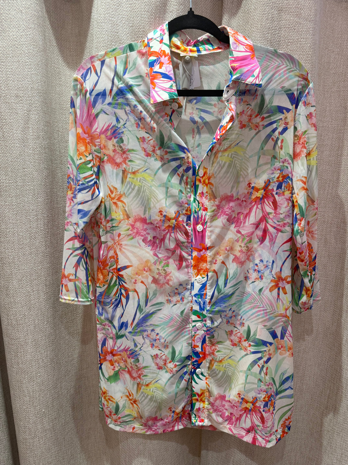 Robe Soraya Blanche et rose T.TU