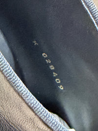 Bottines noires bout rond Chanel - T.38 07/10
