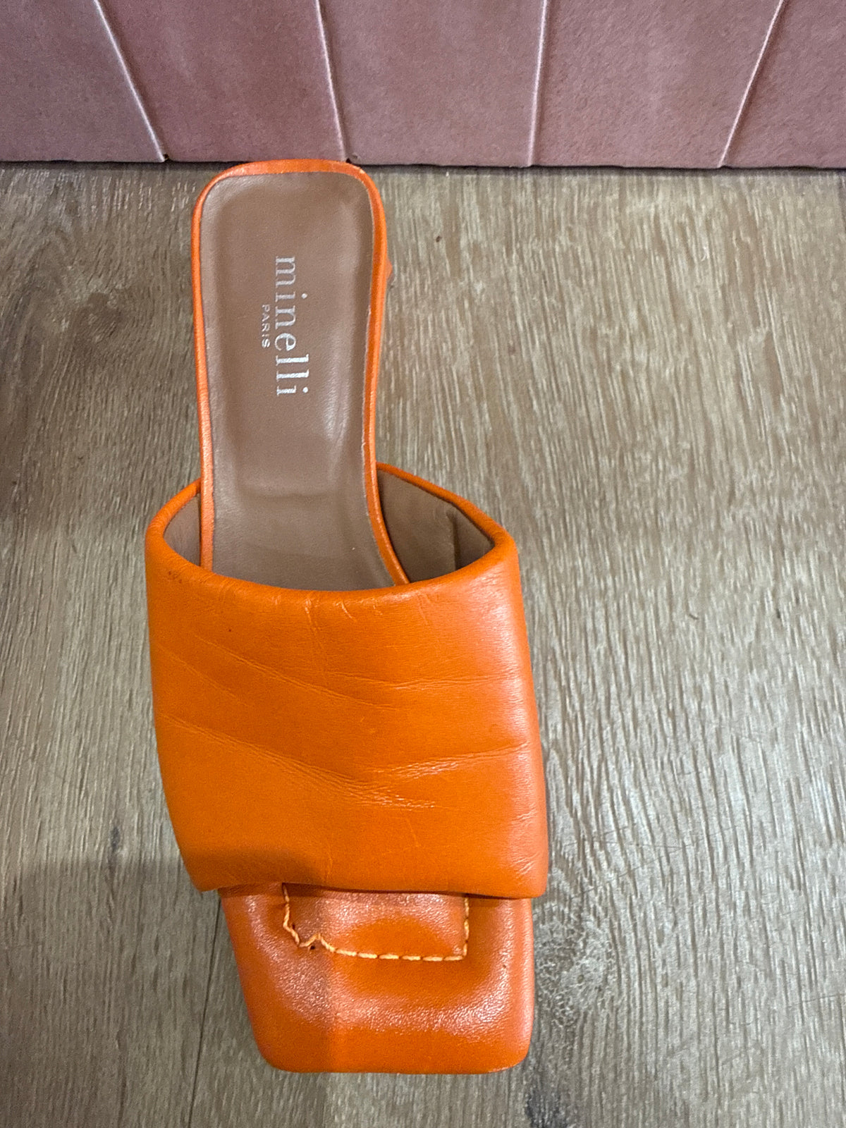 Mules oranges Minelli