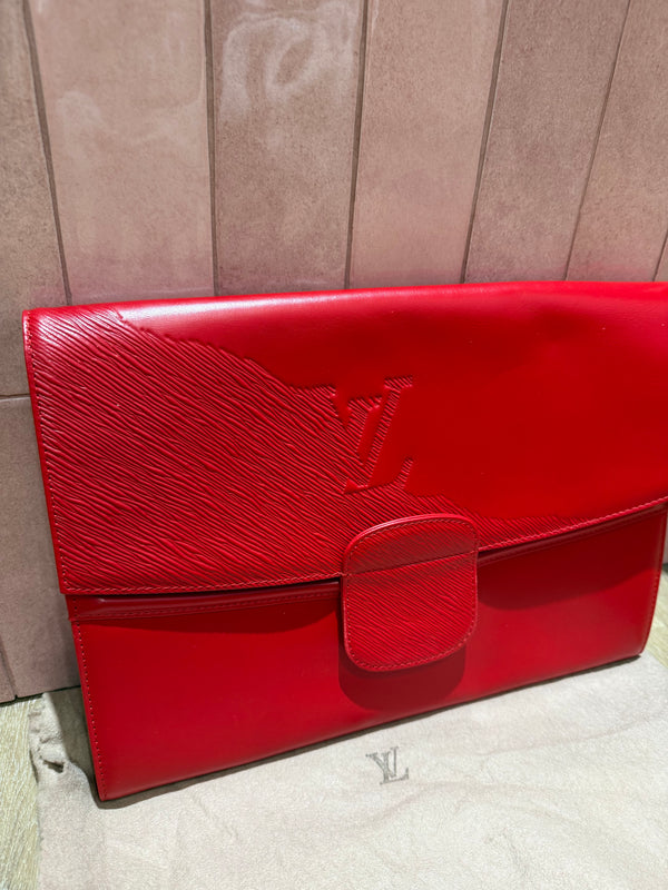 Porte-documents Louis Vuitton en cuir