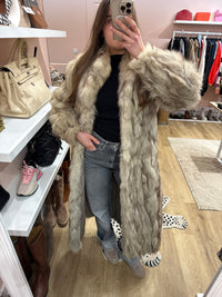 Manteau en renard taille S