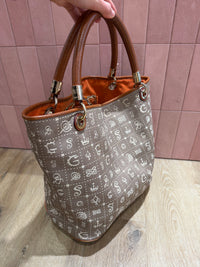Sac beige et orange Lancel 21/10