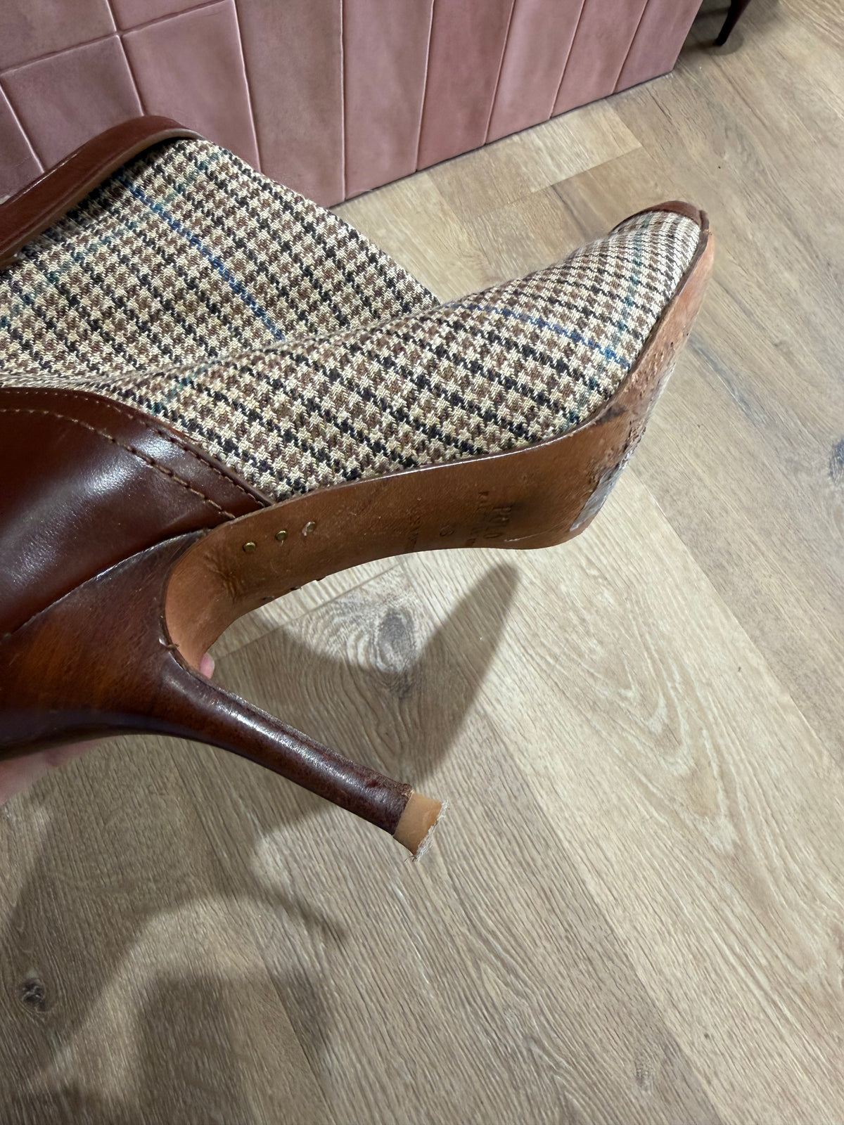 Bottines marron à talons Ralph Lauren T.39 01/09