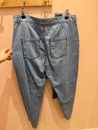 One Step - Pantalon bleu ciel fluide - bleu ciel - 42