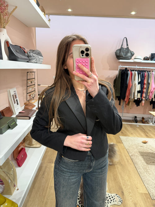 Blazer court - Sandro noir, T.38