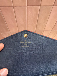 Porte-feuille louis Vuitton bleu marine 20/07
