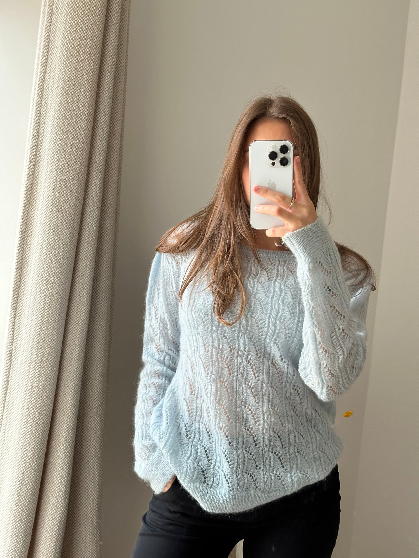 Pull Caroll bleu ciel T.M