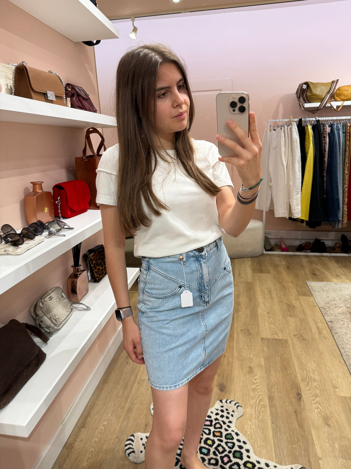 Jupe en jean Sandro T.36 10/07