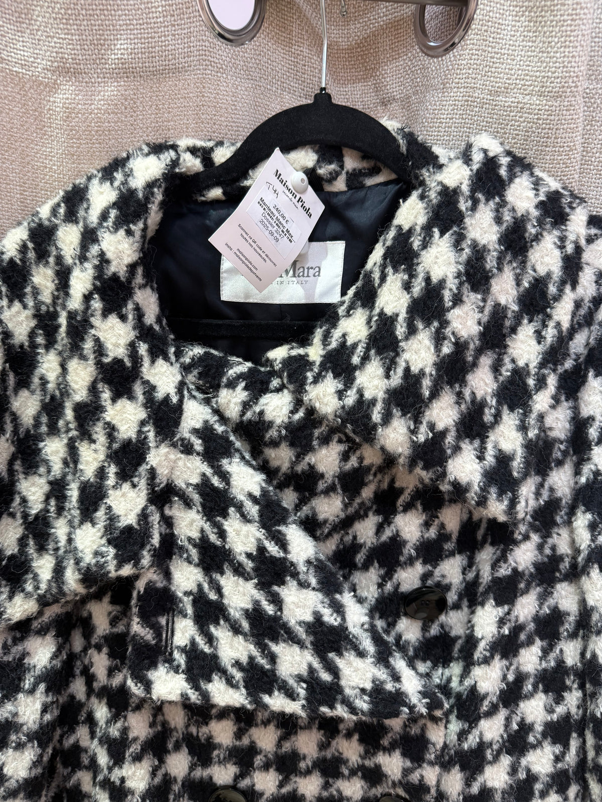 Manteau blanc Max Mara