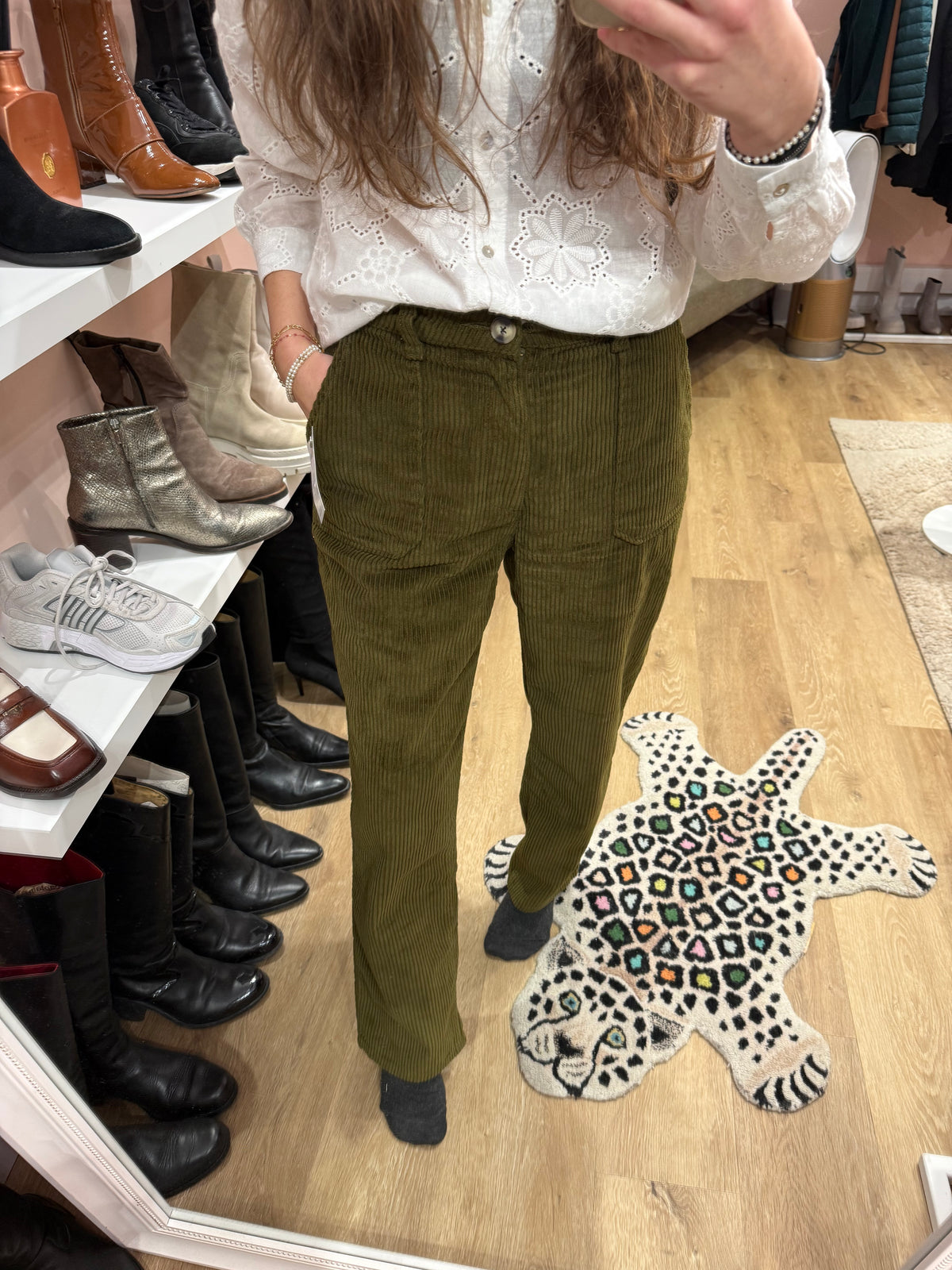 La Petite Étoile - Vert velours - T.40 - Pantalon