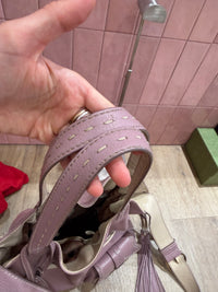 Sac lancel violet en cuir premier flirt 10/06