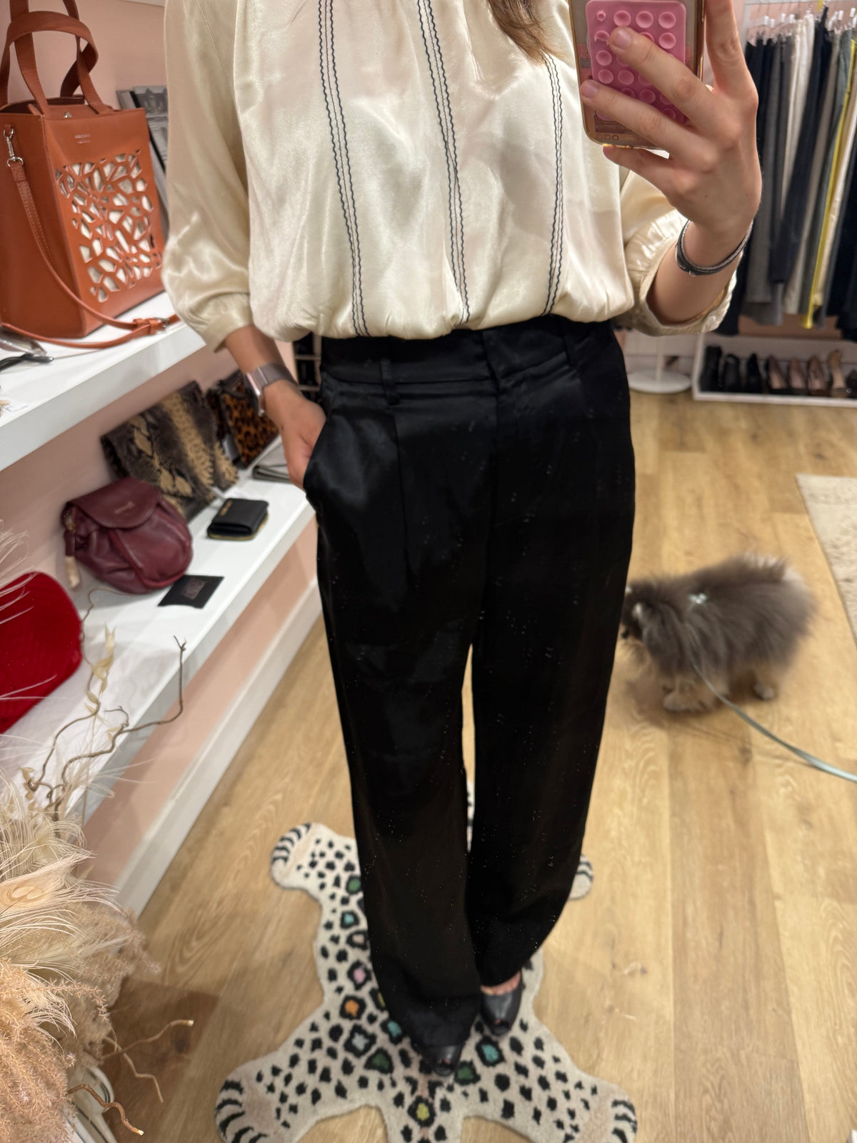 Pantalon noir Forte Forte T.36/38 24/07
