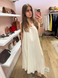 Robe blanche bretelles Rhum Raisin T.M convient à une taille XL 12/07